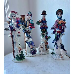 Lenox Winter Figurine Collection Set of 4